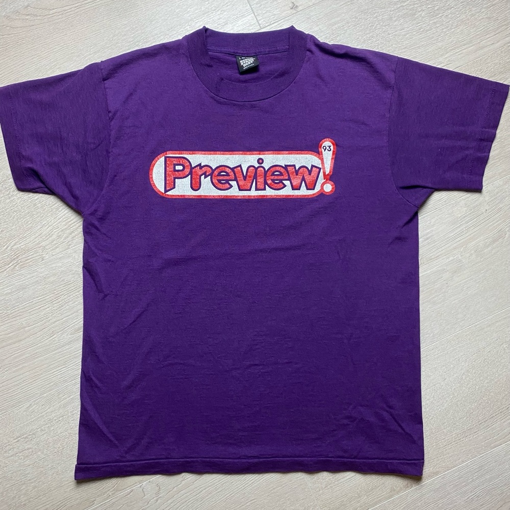 Vintage Purple “Preview!” T-Shirt